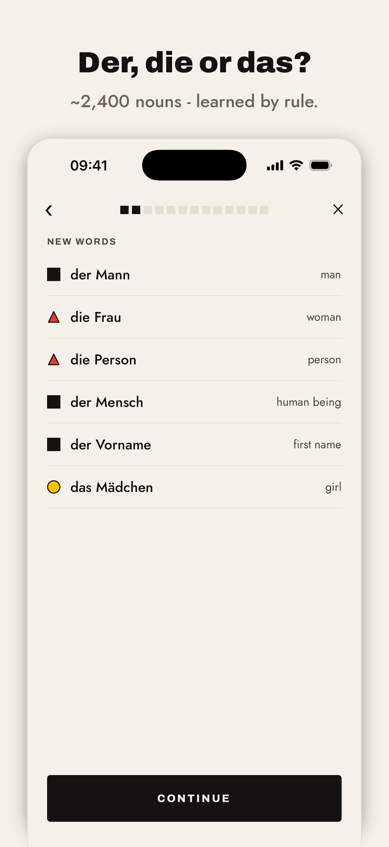 The der/die/das trainer in Genau